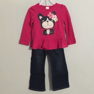 Gymboree Top and Jeans Set